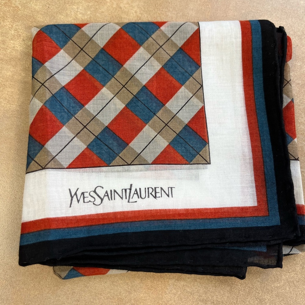 Yves Saint Laurent Vintage Handkerchief Scarf